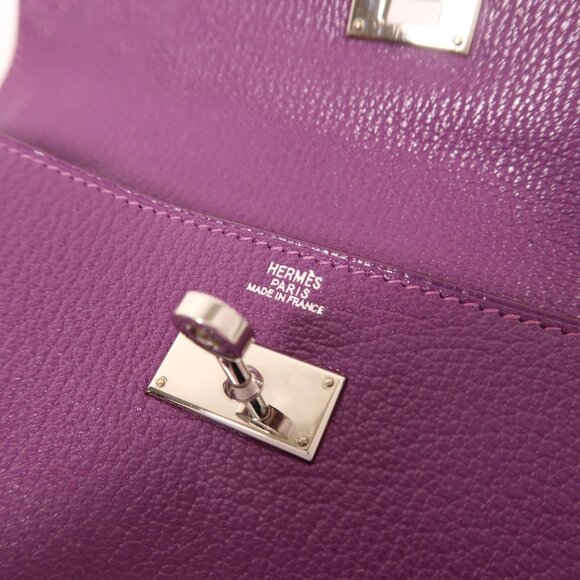 ❤️HERMES Kelly Long Wallet - Purple❤️ - Picture 6 of 11